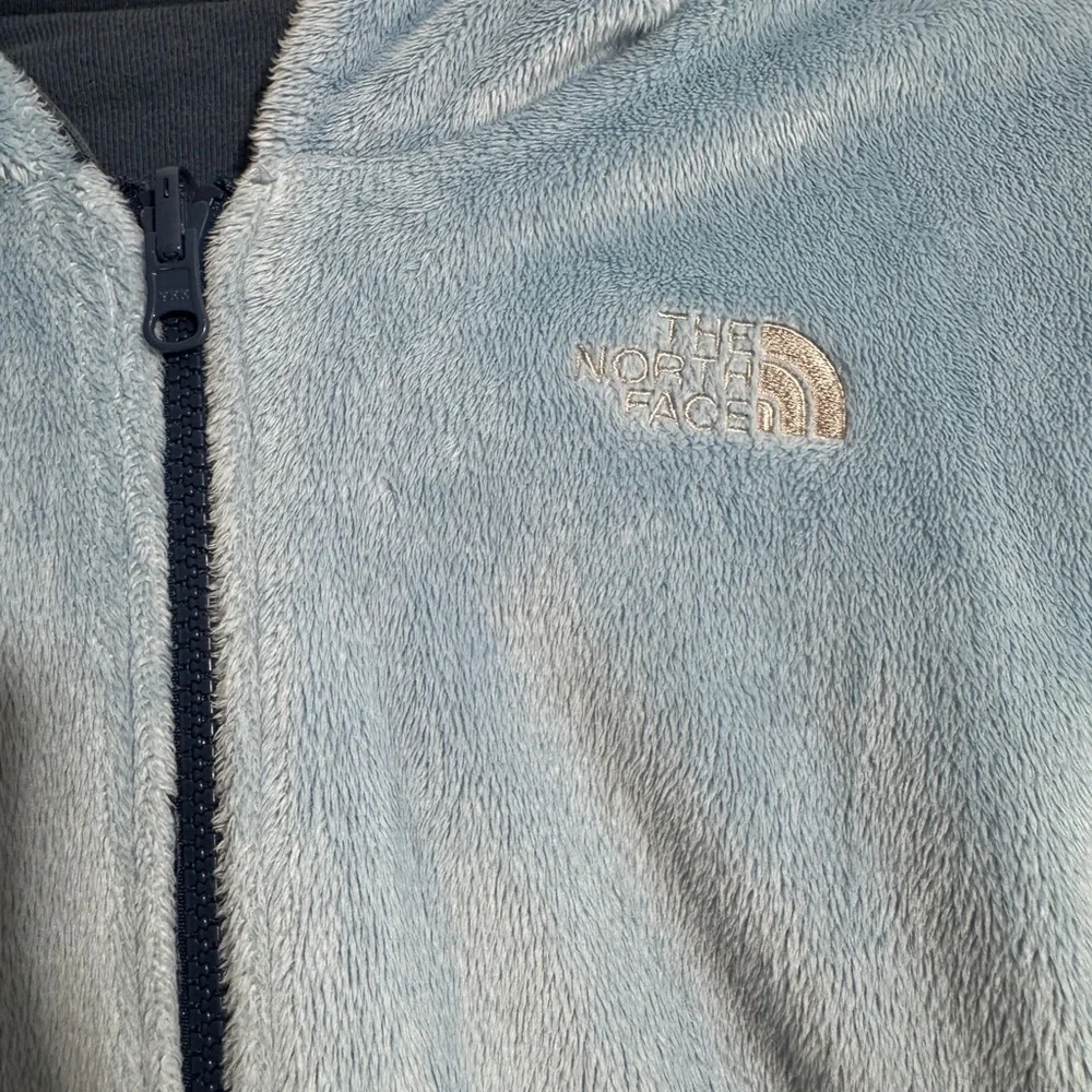 The North Face Reversible Fleece Hoodie‎ Blue and Light Blue Women’s XS